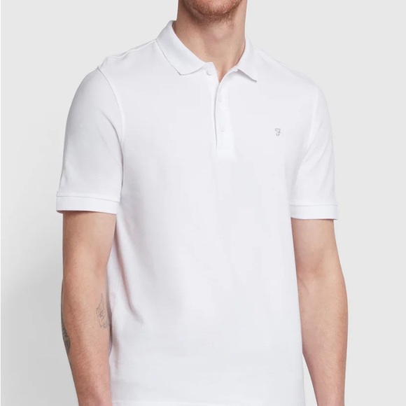 Farah Polo shirt in White - Picture 1 of 4